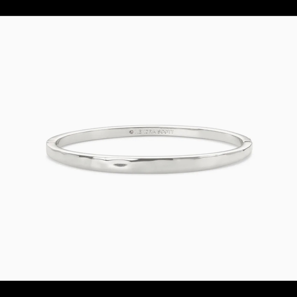 Kendra Scott Zorte bangle bracelet, Silver , M/L NWOT